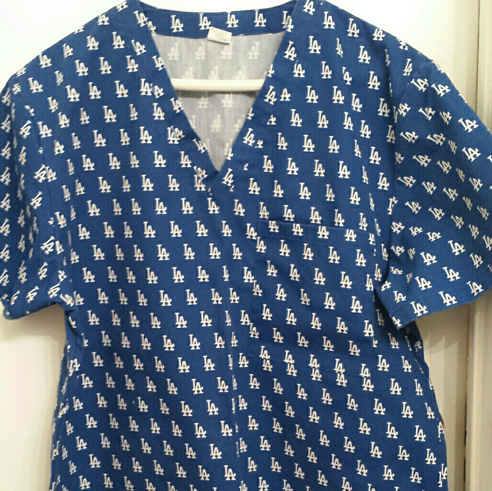 LA Dodgers scrub top